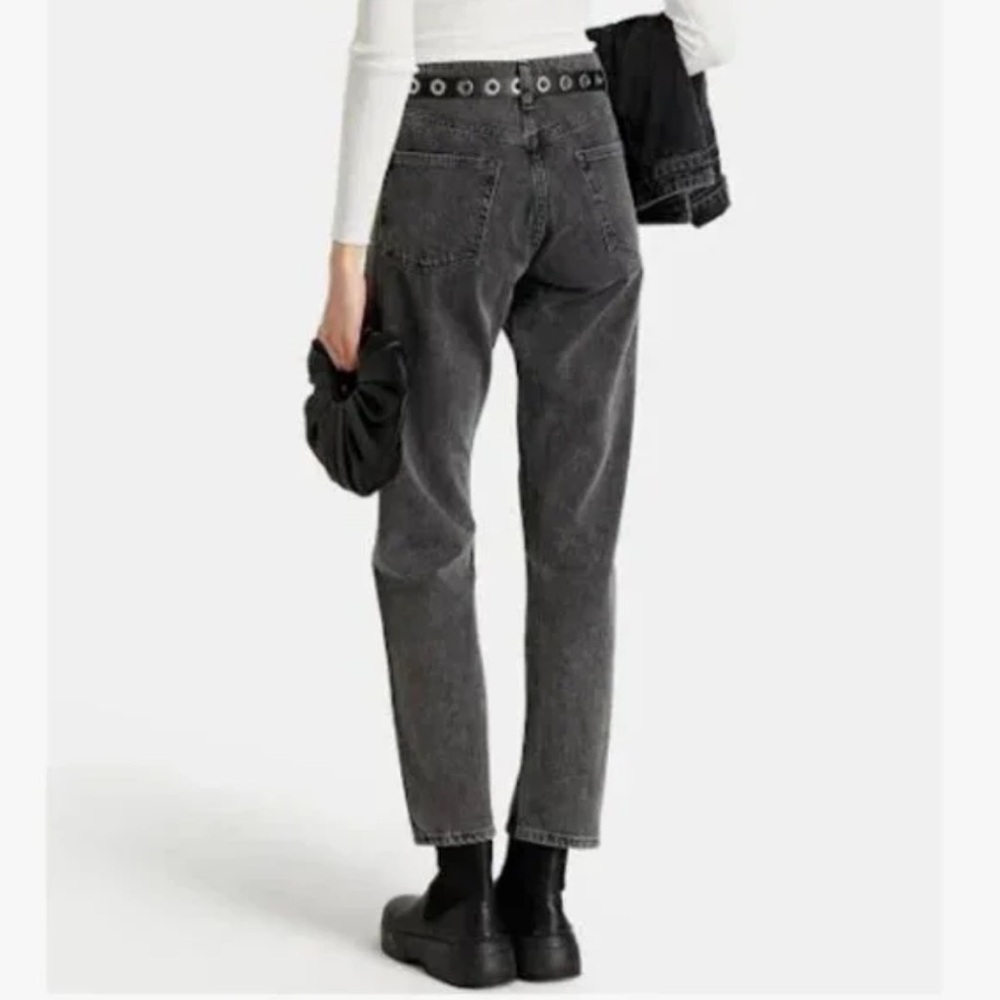 Frame Denim Charcoal Le Slouch Jeans - Picture 7 of 15